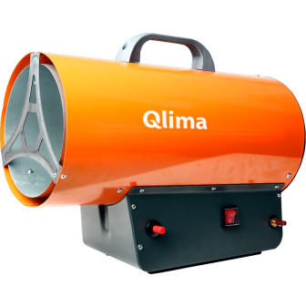 Cañón de aire forzado de gas GFA 1030E con regulador naranja/gris ES