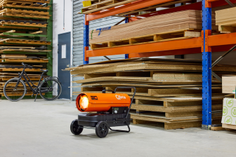Cañón de aire forzado de parafina DFA 2330 naranja/negro