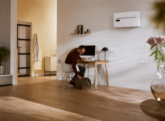 Acondicionador de aire monobloque de refrigeración y calefacción WDH 435 PTC blanco