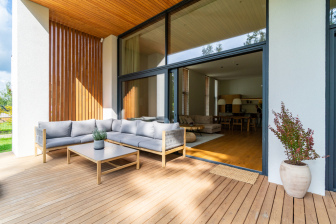 Estufa halogena exterior PEP 2021E inox/plata